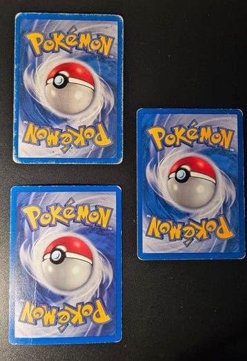 Pokémon - 3 Card - Gengar, Haunter - WOTC, Nieuw