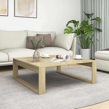 Salontafel 100x100cm Sonoma | -34% Retour deal, 50 tot 100 cm, Verzenden, Vierkant, 50 tot 100 cm