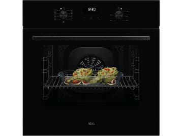 AEG -   Oven - Inhoud 65 L - Zwart, Elektronische apparatuur, Minder dan 45 cm, Verzenden, Hete lucht, Nieuw