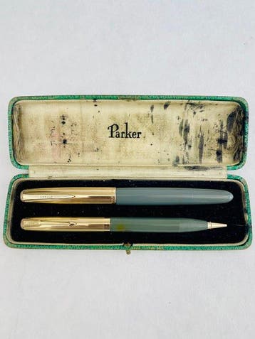 Parker - 51 Vacumatic - Sans prix de réserve - Parure de, Collections