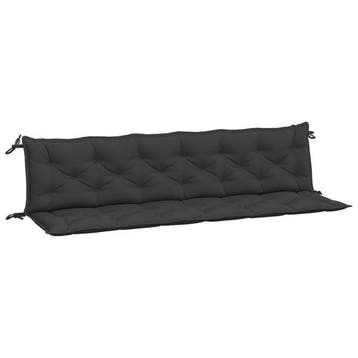 Lot 2 coussins jardin 200x50cm Noir - Seconde chance -45%, Verzenden