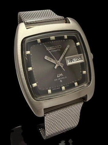 Seiko - Lord Matic-Smoky Grey Sunburst Dial-Kanji Date-JDM -