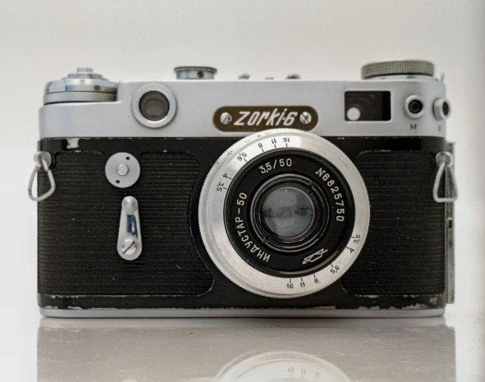 KMZ Krasnogorsk Zorki-6 con 3,5/50mm | Appareil photo, Audio, Tv en Foto, Fotocamera's Analoog