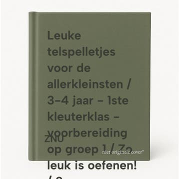 Leuke telspelletjes voor de allerkleinsten / 3-4 jaar - 1ste, Verzenden, ZNU