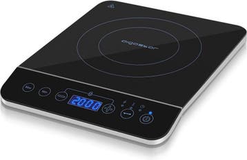 Inductie Kookplaat vrijstaand - Elektrische kookplaat - 2000, Elektronische apparatuur, Kookplaten, Verzenden, Nieuw