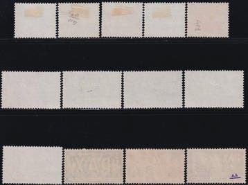Zwitserland 1945 - Vredesserie Volledige serie Unif.405/417, Gestempeld