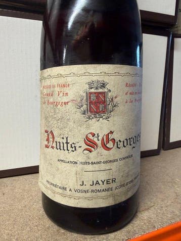 1982 Jacqueline Jayer - Nuits St. Georges - 1 Fles (0,75