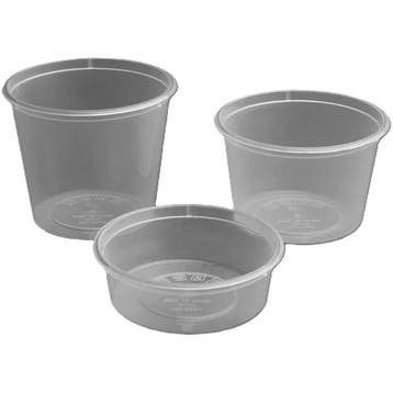 Deli-Bakjes | Kunststof | Recyclebaar | 50ml | 100 Stuks, Verzenden