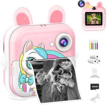 Roze Instant camera 32GB | Tweede kansje | OP = OP, Verzenden, Zo goed als nieuw, Ontdekken