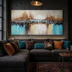 Monika Spiewak - Abstract - Oil Painting Stretched On The, Antiek en Kunst