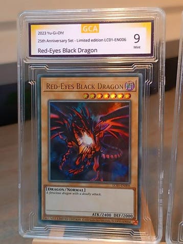 Konami - 3 Card - Yu-Gi-Oh! - Red-Eyes Black Dragon, Dark, Nieuw