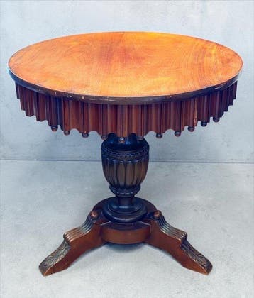 Table dappoint - Acajou - Lampe de chevet - H : 65 cm, Antiquités & Art