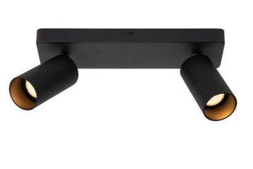 Lucide CLUBS - Plafondspot - 2xGU10 - Zwart -, Huis en Inrichting, Verzenden, Nieuw
