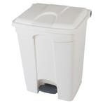 Pedaalemmer | Kunststof (Wit) | 70L | Klapdeksel | Hygiëne, Verzenden, Nieuw in verpakking