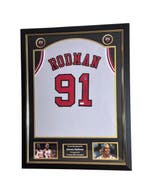 Chicago Bulls - NBA - Dennis Rodman Signed Jersey #91 –, Nieuw