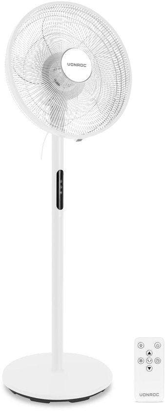2dekans | VONROC Vloerventilator - Ø 45,5cm - 4 snelheden &, Ophalen of Verzenden, Nieuw
