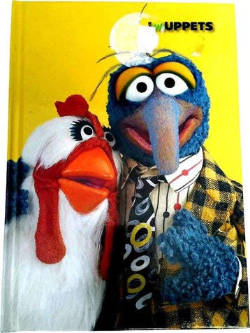 Muppets Notebook, notitieboek Geel, Verzenden, Nieuw