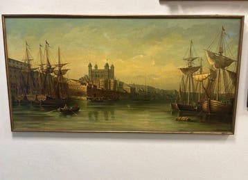 Britse school (XVIII) - The Tower of London - XL format