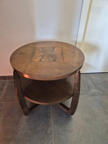Table basse - Noyer - Table basse Art déco
