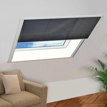 vidaXL Raamhor plissé 120x120 cm aluminium, Doe-het-zelf en Bouw, Verzenden, Nieuw