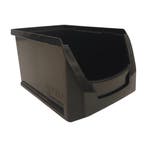 Magazijnbak 220x140x125 mm zwart pp nieuw, Ophalen of Verzenden