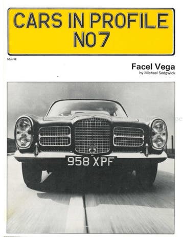 FACEL VEGA, CARS IN PROFILE No7, Ophalen of Verzenden, Nieuw
