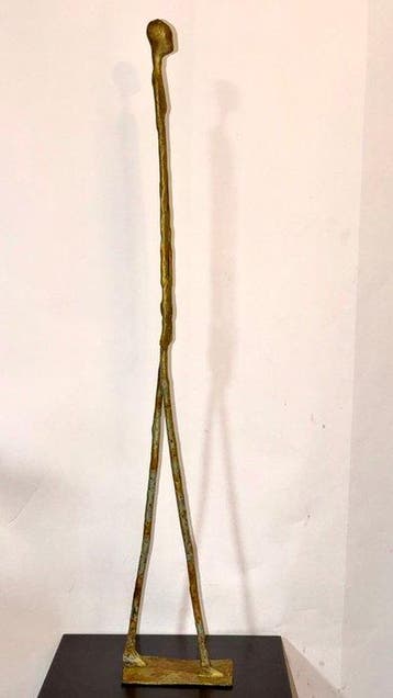 Abdoulaye Derme - Sculpture, “Lhomme silencieux” - 78.5 cm