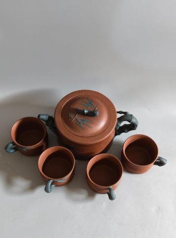 Ensemble de tasses à thé pour 4 personnes (5) - Poterie