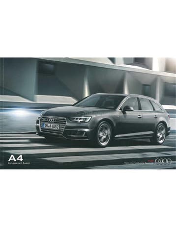 2015 AUDI A4 AVANT BROCHURE DUITS, Ophalen of Verzenden, Nieuw