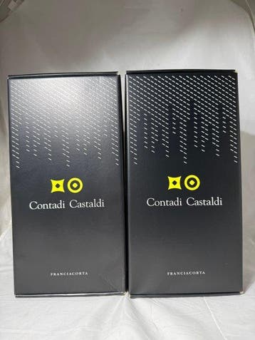2015 x2 Saten & 2x Brut Franciacorta - Franciacorta - 4, Verzamelen, Nieuw
