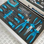 Datona Gereedschapskist drie lades - 4 lades gevuld - wit -, Ophalen of Verzenden