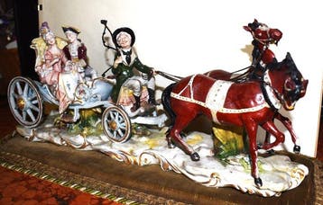Capodimonte - Figuur - 41cm - Porselein, Antiquités & Art
