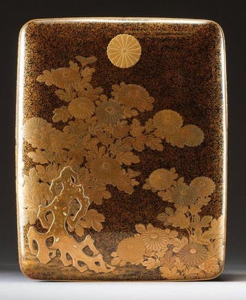 Coffret décriture et boîte aux lettres ornés dun motif