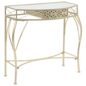 vidaXL Bijzettafel Franse stijl 82x39x76 cm metaal, Maison & Meubles, Verzenden