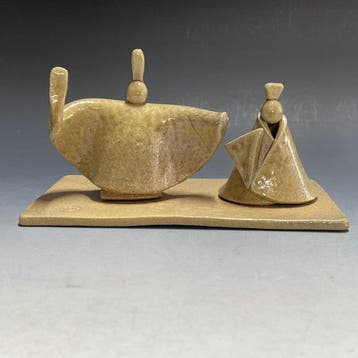 Hina-ningyo  | Hand made Pottery - Outil de travail -