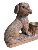 Asbak - Hout - Black Forest Dog