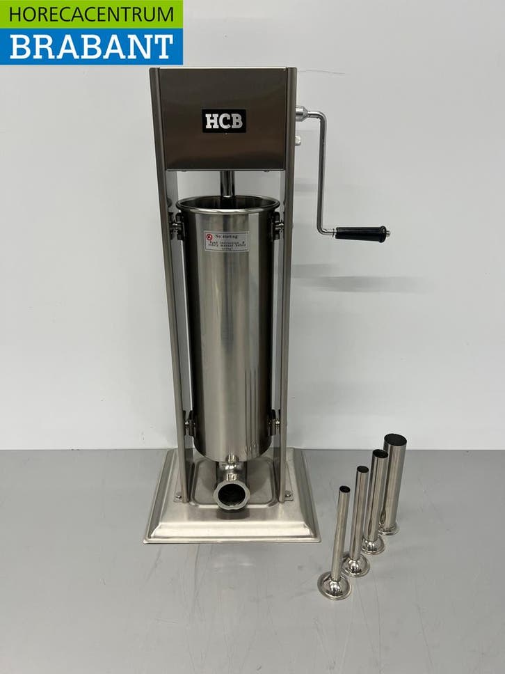 RVS Verticale vulbus stopbus worstvuller 7 liter Horeca, Articles professionnels, Horeca | Équipement de cuisine, Enlèvement ou Envoi