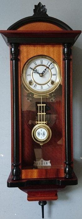 Regulateur viennois - Bois, Verre - 1980-1990, Antiquités & Art
