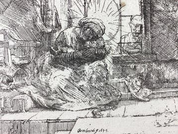 Rembrandt Harmensz van Rijn (1606-1669), after - La Vergine
