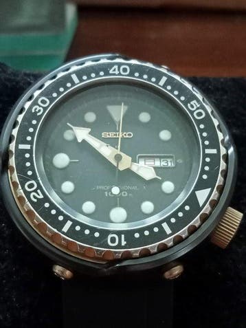 Seiko - August 1987 Golden Tuna 7C46-7009 1000M Professional