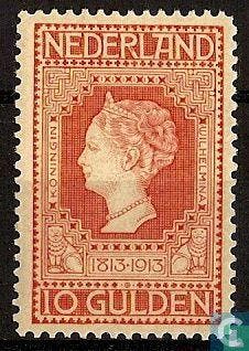 Nederland - 100 jaar onafhankelijkheid - 1913, Verzenden, Postfris