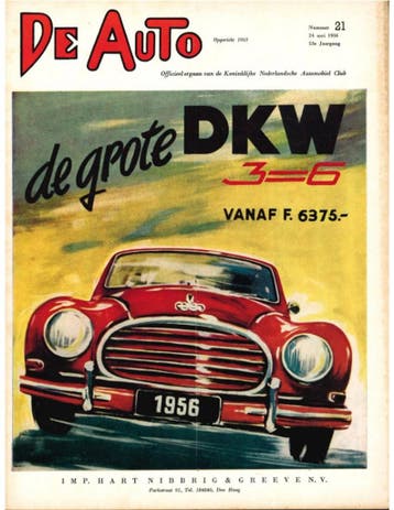 1956 DE AUTO MAGAZINE 21 NEDERLANDS, Nieuw