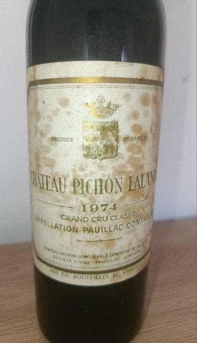 1974 Château Pichon Longueville Comtesse de Lalande -, Collections, Vins