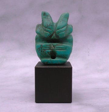 Sculpture, Hongshan Cultuur Taïno Alien achtige Gehoornde