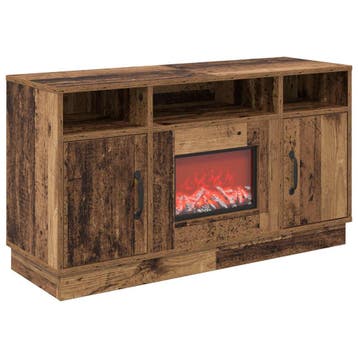 vidaXL Elektrische haard Oud hout 100 x 33 x 55 cm Bewerkt, Verzenden