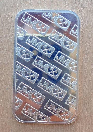 1 Troy Ounce - Zilver .999 - Johnson Matthey (Zonder