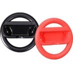Nintendo Switch Stuur Set Zwart/Rood (Switch Accessoires), Games en Spelcomputers, Ophalen of Verzenden, Zo goed als nieuw