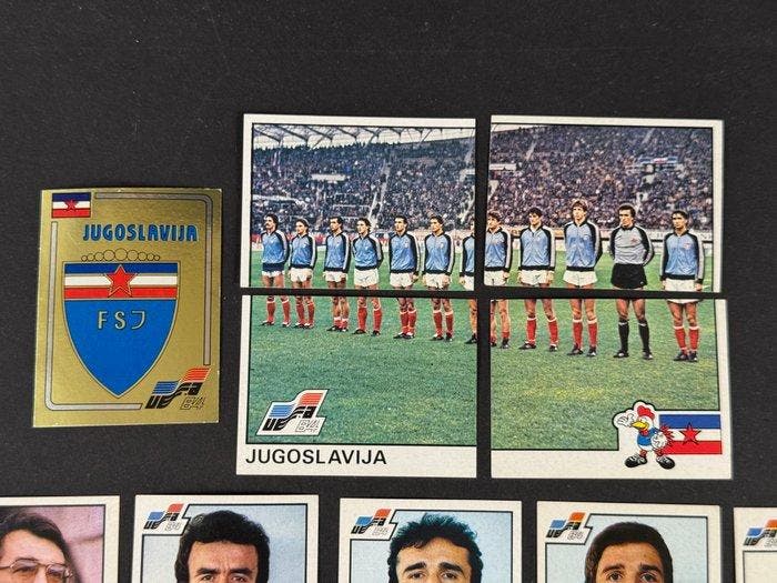 1984 Panini #107/131 Euro 84 - Jugoslavia complete team with, Collections, Autocollants