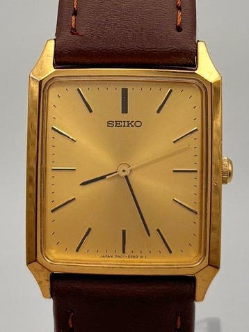 Seiko - Sans prix de réserve - Vintage Seiko Tank Quartz, Handtassen en Accessoires, Horloges | Antiek