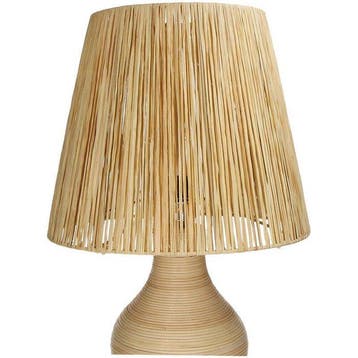 Lamp - Rattan, Bamboe - 62 cm
